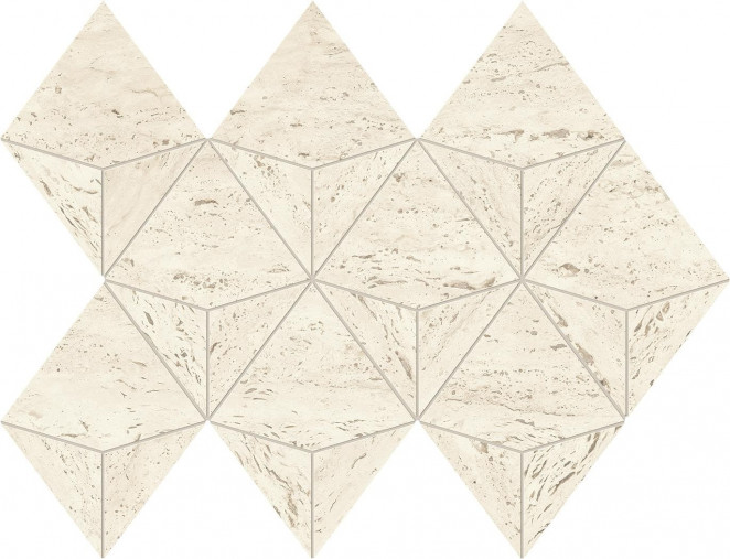 Atlas Concorde Marvel Travertine Marvel White Mosaico Origami
