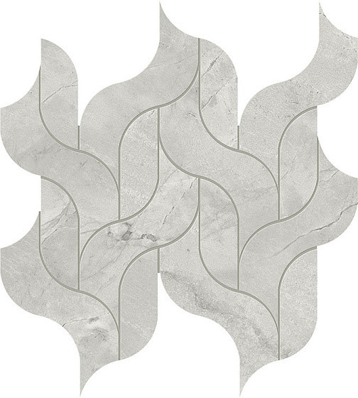 Atlas Concorde Marvel X Керамогранит Grey Cloud Mosaico Waterfall Lappato