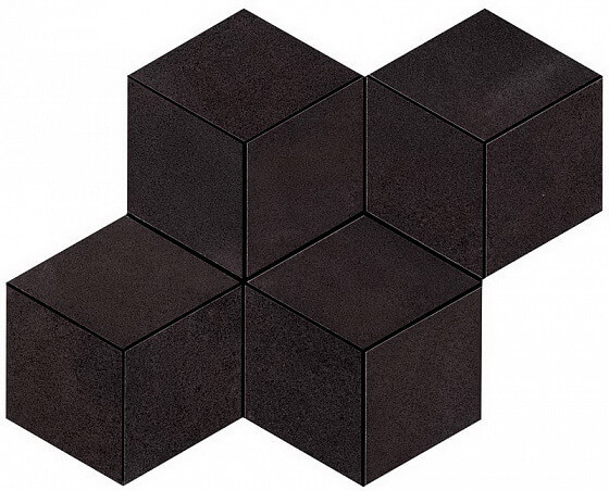 Atlas Concorde Blaze Iron Mosaico Esagono Matt