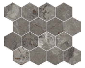 Cerdomus Karnis Mosaico Esagona Charcoal Matt 97426, 27,5х33