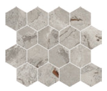 Cerdomus Karnis Mosaico Esagona Grey Matt 97427, 27,5х33