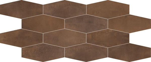ABK Interno 9 Mosaico Losanga Rust 30x60