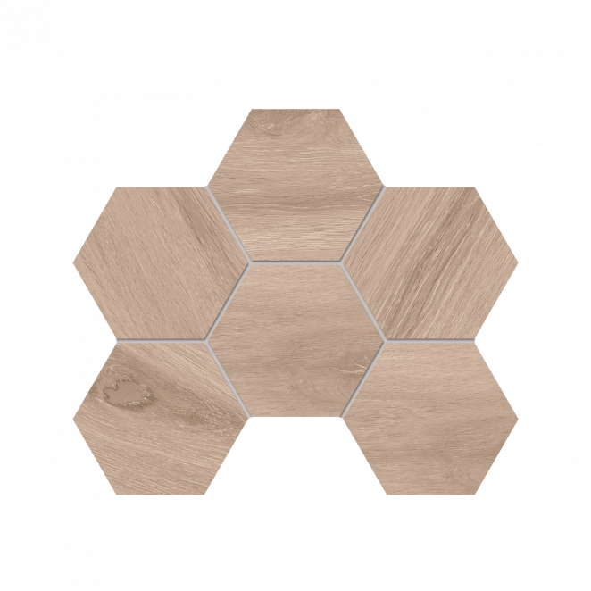 Ametis Selection SI01 Hexagon 25x28,5x10 матовая бежевая