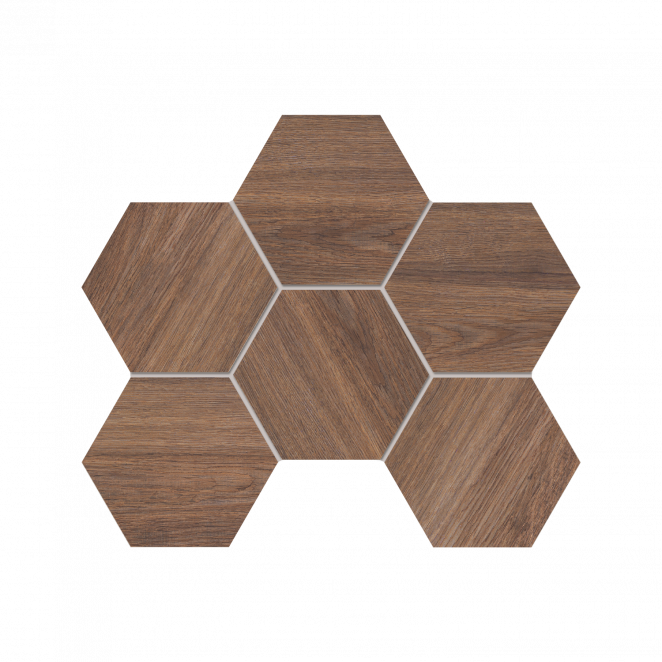 Ametis Selection SI02 Hexagon 25x28,5x10 матовая коричневая