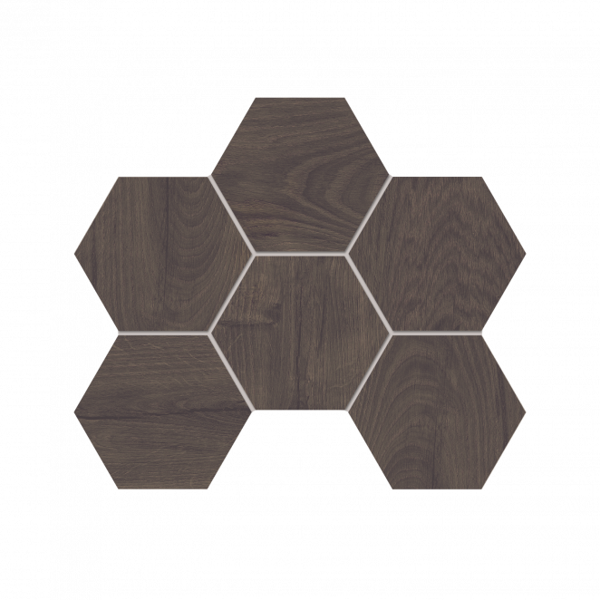 Ametis Selection SI04 Hexagon 25x28,5x10 матовая коричневая