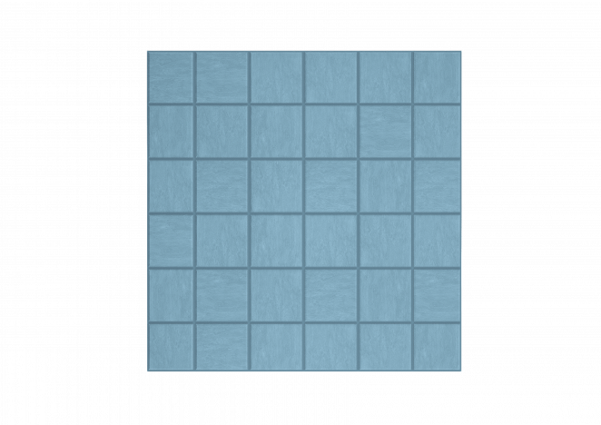 Ametis Spectrum SR03 (5х5) 30x30 матовая голубая
