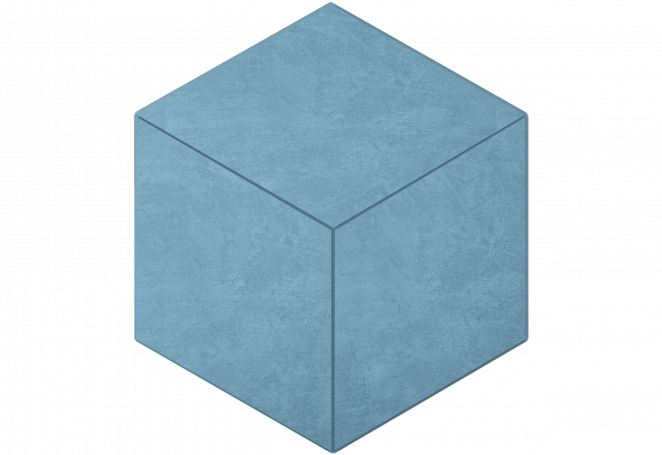 Ametis Spectrum SR03 Cube 29x25x10 матовая голубая