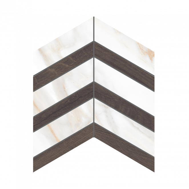 Ametis Supreme SM02/SI04 Chevron 37,5x29x10 матовая бежевая