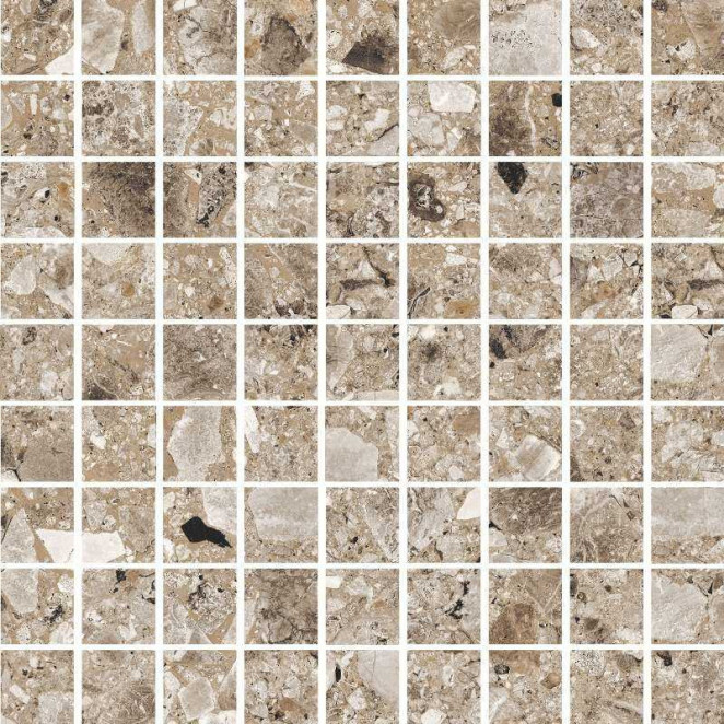 Kerranova Terrazzo Бежевый 30x30 Матовый m01