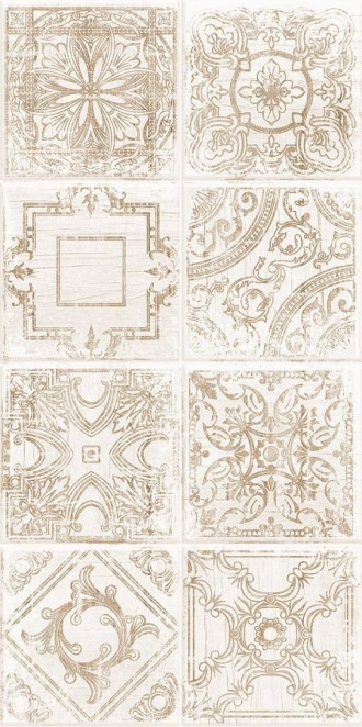 AltaCera Village Patchwork 249х500х8.5 глянцевая керамическая