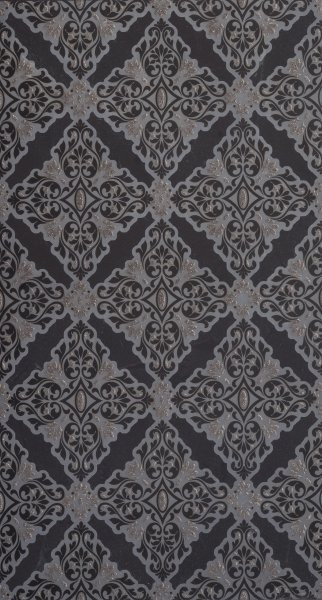 Marca Corona Newluxe Black Damasco 30,5x56