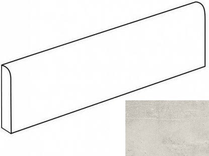 Grasaro Beton Плинтус Серый 60x76 Sugar-эффект G-1102/CR/p01/76x600