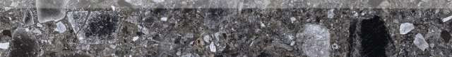 Kerranova Terrazzo Плинтус K-333/MR/p01 Dark Grey 7,6х60