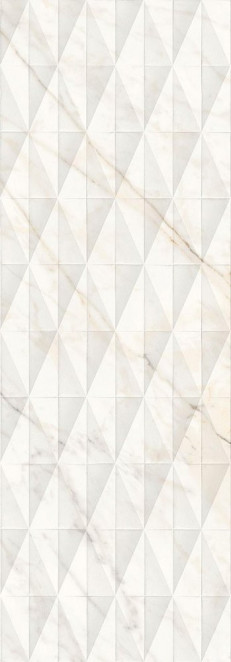 Marazzi Italy Allmarble Wall Golden White Struttura Pave Lux 3D 40х120