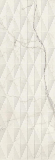 Marazzi Italy Allmarble Wall Statuario Struttura Pave Satin 3D Rett. 40х120
