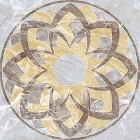Kerranova Premium Marble Light Grey lap. 120*120 (панно из 4-ех шт.)