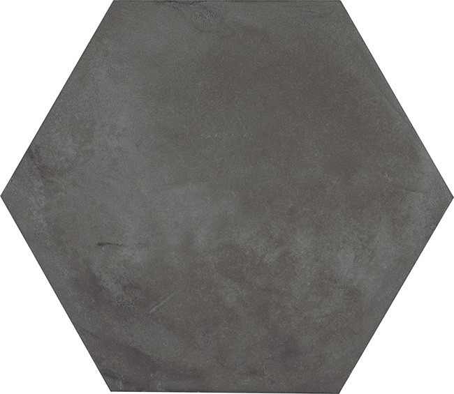 Marca Corona Terra Nero Esagono 21,6x25
