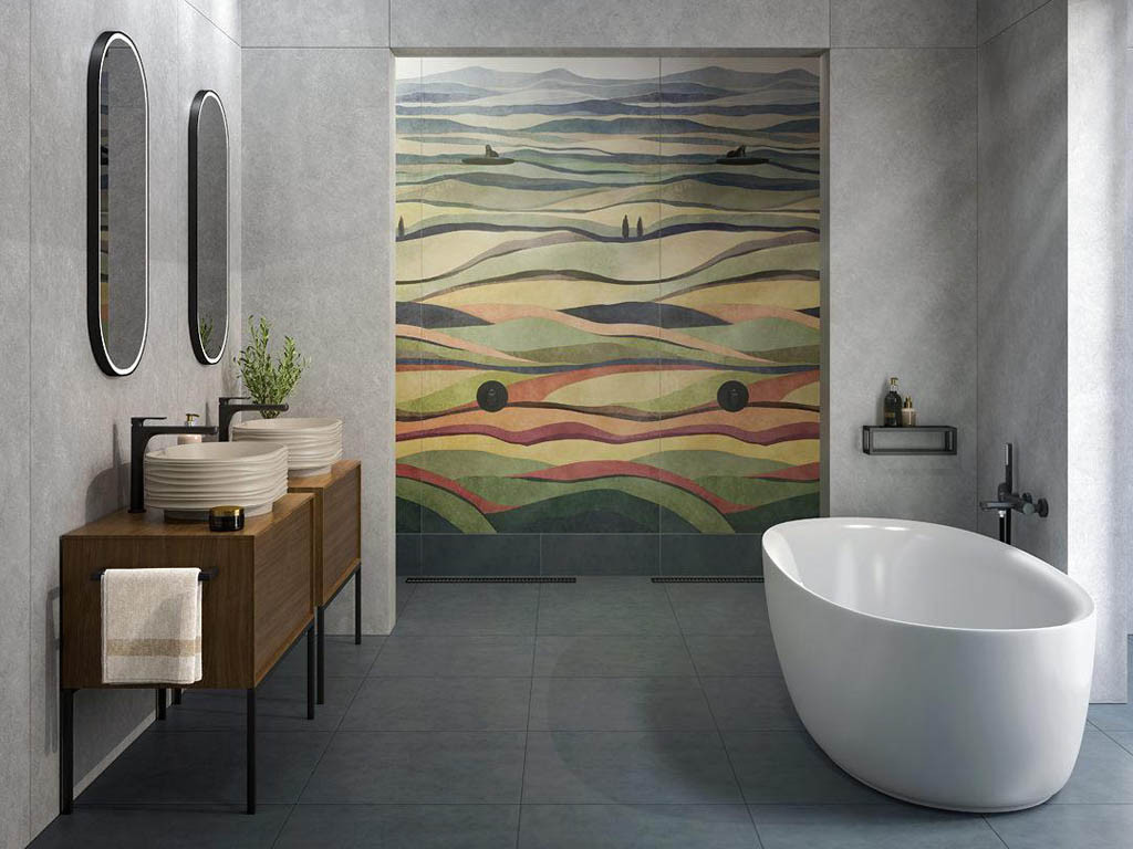 Kerama Marazzi Про Стоун Серый Тёмный Обрезной 30х60