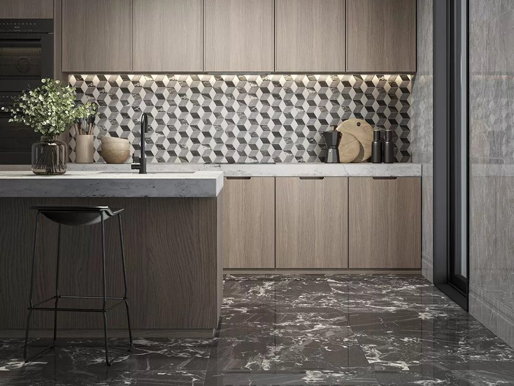 Kerama Marazzi Риальто Серый Светлый Матовый Обрезной 80х160