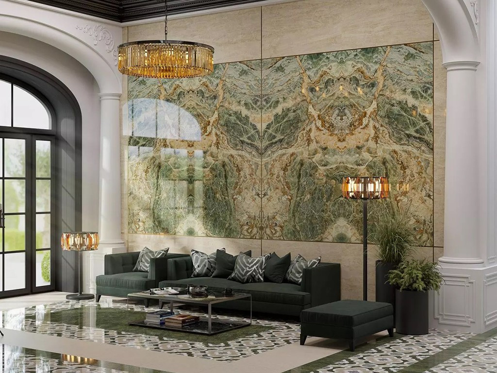 Kerama Marazzi Риальто Нобиле Зелёный Тёмный 119.5x238.5