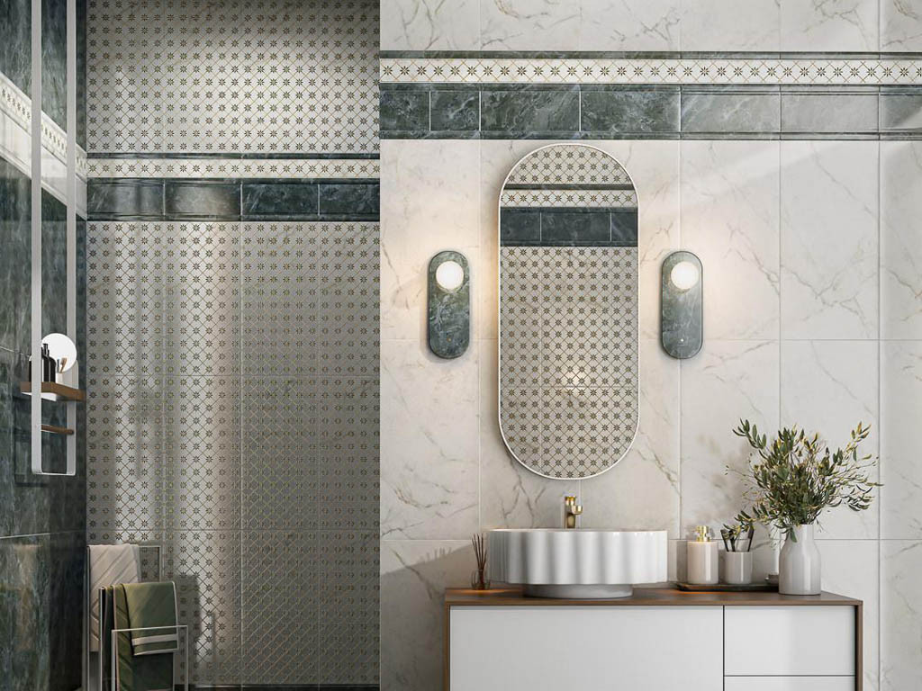 Kerama Marazzi Серенада Зелёный Лаппатированный Обрезной 60х60