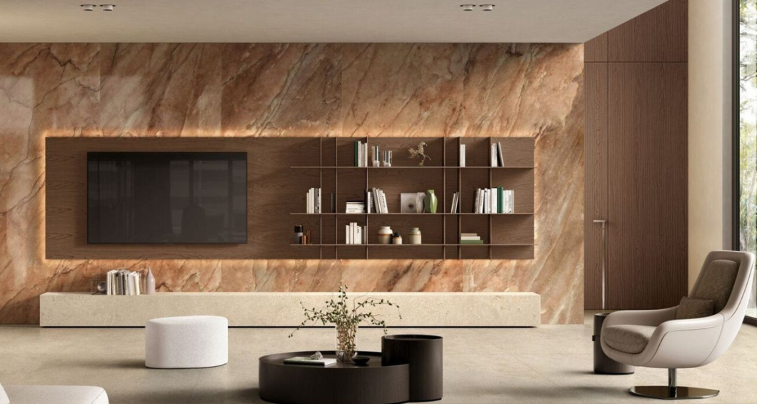 Rex Ceramiche Authentic luxe Gold Trav Matte 60x1206mm