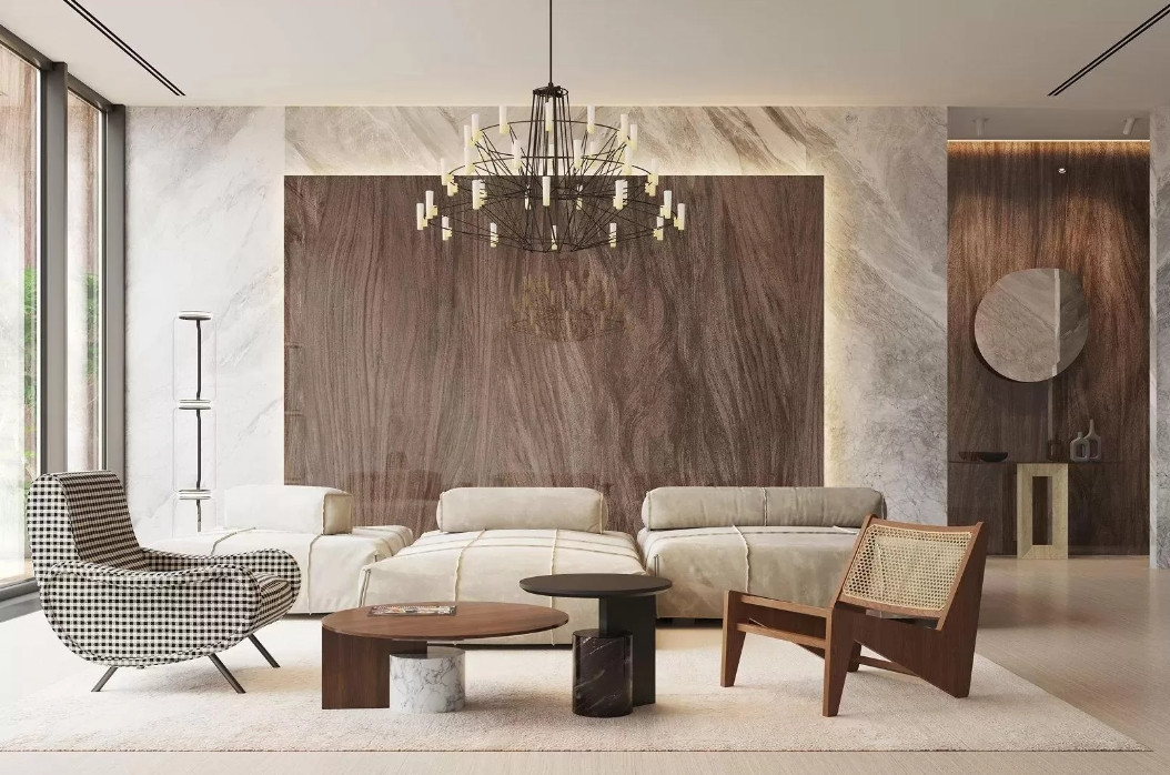 Kerama Marazzi Уолнат Коричневый Обрезной 119.5х320х1.1