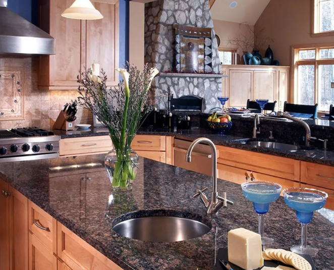 Venezia Stone Гранит Tan Brown Плитка 600x300