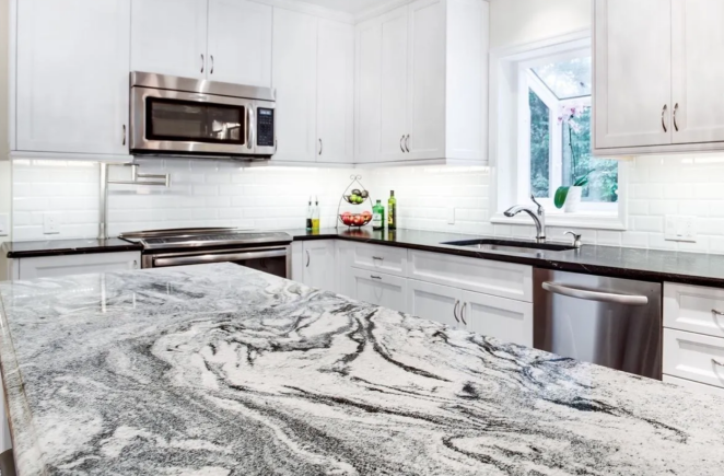 Venezia Stone Гранит Viscont White Слэбы 336x189