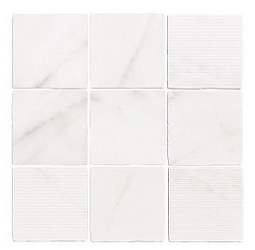 WOW Gea Carved Calacatta 12.1x12.1