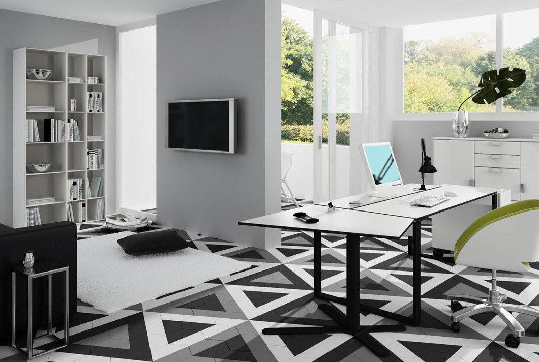 WOW Floor Tiles Trapezium Ash Grey Matt 9.8x23
