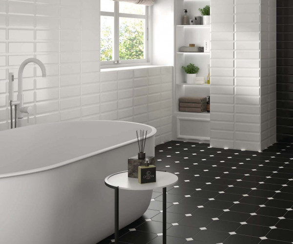 APE Ceramica Eight Black 20x20