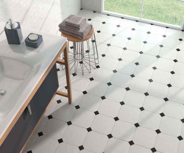 APE Ceramica Eight Black 20x20