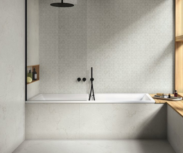 APE Ceramica Limestone A037956 Cenefa Cream 10х25