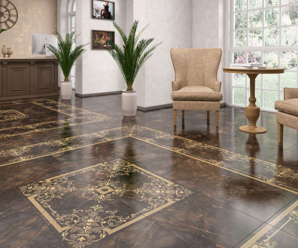 Alma Ceramica Olimpia Декор керамогранит Ceramica D004 41.8х41.8