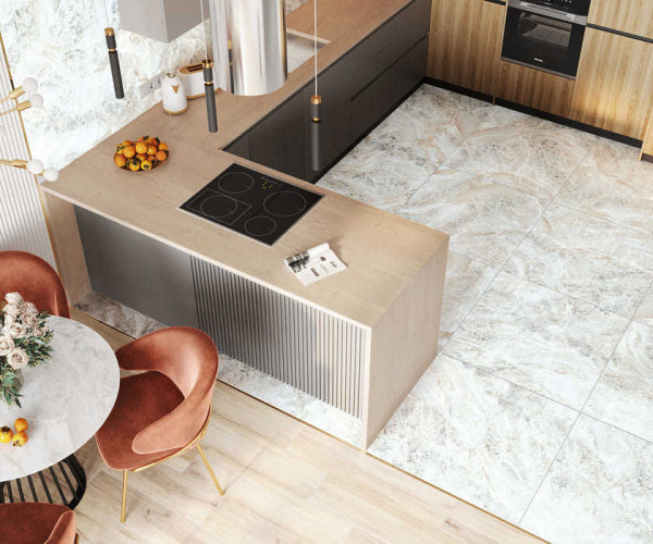 Alma Ceramica Wave Серый 8.5мм лаппатированый 00L 57x57