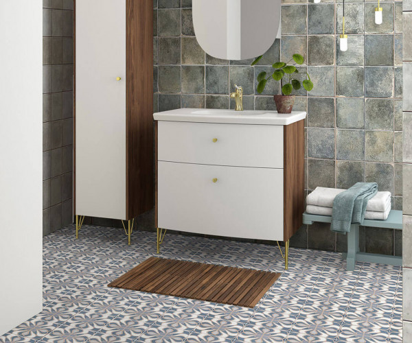 Dual Gres Epoque Green 44,5x44,5 матовый напольный