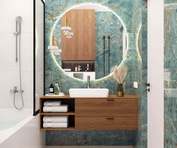 Laparet Maestro Aqua зеленый 60x120 Полированный