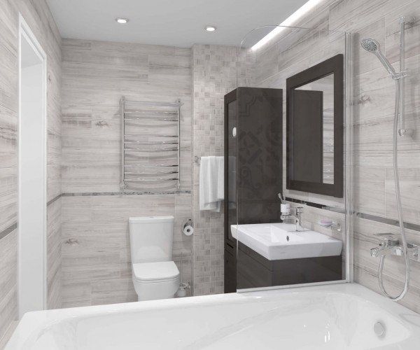 Laparet Woody Серый Узор 25х75