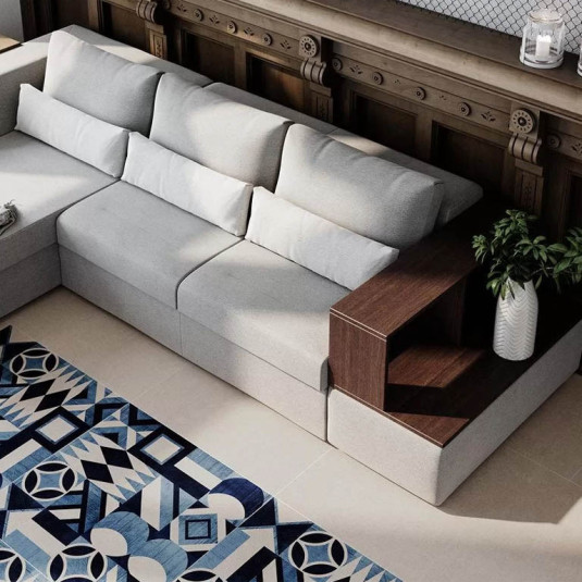 Kerama Marazzi Базальт Серый Темный Обрезной 119.5x320x1.1