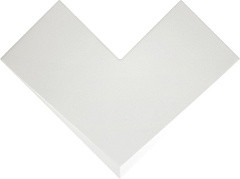 WOW Boho Elle White Matt 20x20