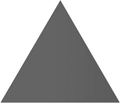 WOW Floor Tiles Triangle Graphite Matt 20.1x23.2