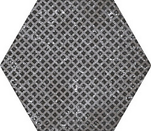Equipe Coralstone Hexagon Melange Black (6 вариантов паттерна) 25,4х29,2