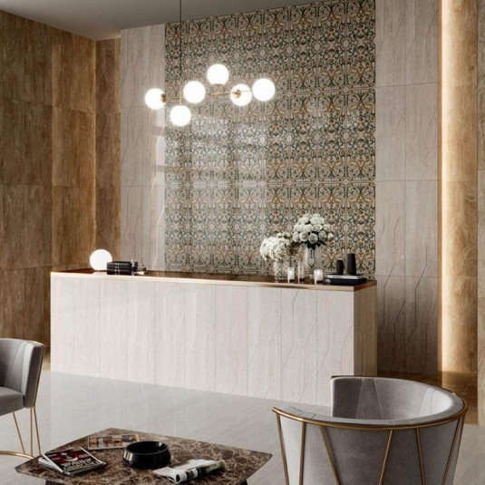 Kerama Marazzi Эвора Синий Светлый Лаппатированный Обрезной 60х60