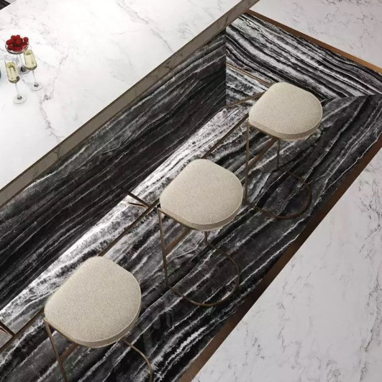 Kerama Marazzi Гемма Черно-Белый Обрезной 119.5х320х0.6