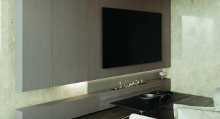 Venezia Stone Мрамор Delicato Brown Leather 20Mm