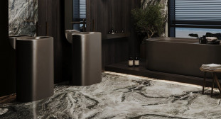 Venezia Stone TOP Мрамор Arabescato Orobico Top Honed 20Mm