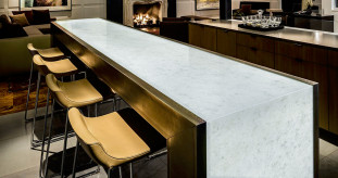 Venezia Stone Мрамор Opal White 20Mm
