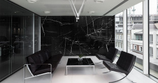 Venezia Stone Мрамор Alexandra Black Leather 20Mm