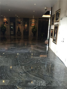 Venezia Stone Мрамор Silver Wave Leather 20Mm